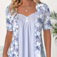 🌸Summer Hot Sale 49%OFF🌸Women's Irregular Floral Patchwork Top
