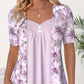 🌸Summer Hot Sale 49%OFF🌸Women's Irregular Floral Patchwork Top