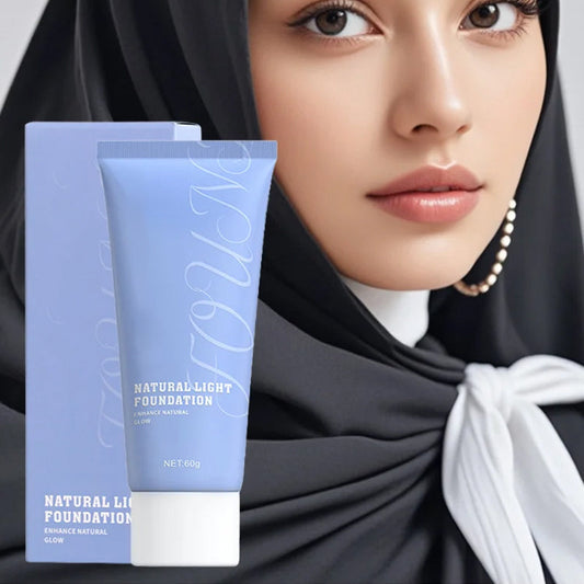 "✨ Natural Radiance Foundation | 24H Waterproof Wear 💦 | Vegan & Non-Comedogenic 🌿"