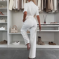 🌸Summer Sale 49% off🌸Women’s Button-Down Jumpsuit with Waist Tie