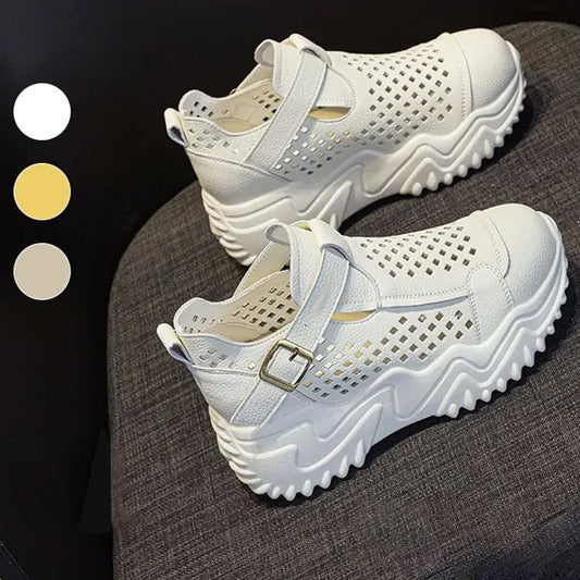 Women’s Summer Breathable Thick-Soled Hollow Out Shoes