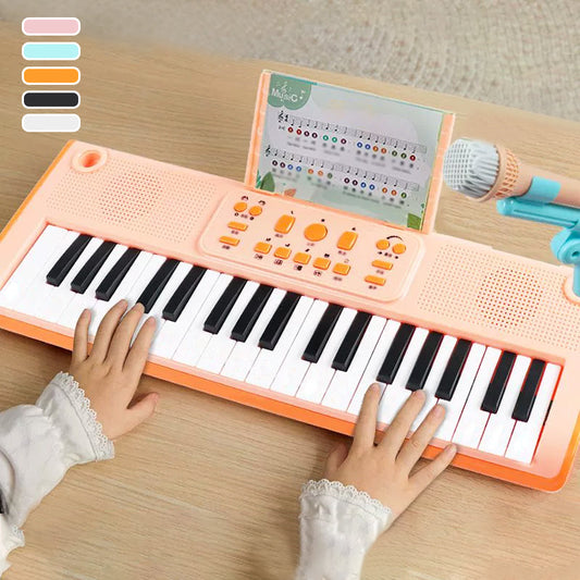 37-Key Kids Piano Keyboard with Microphone