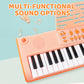 37-Key Kids Piano Keyboard with Microphone