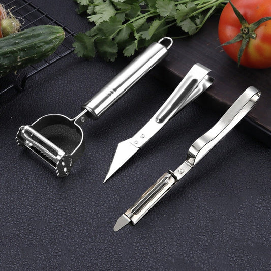 3-Piece Stainless Steel Peeler Tool Set