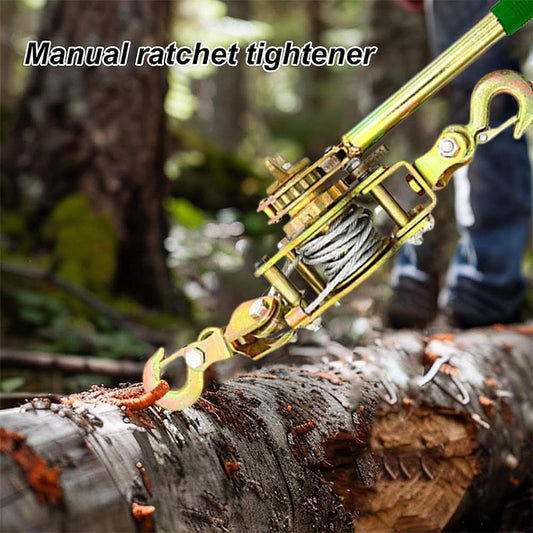 2 Ton Cable Hoist Winch Puller with 2 Hooks