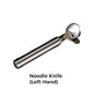 Stainless Steel Slotted Design Kitchen Noodle Knife