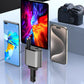 4 in 1 Fast Charging & Retractable Car Charger