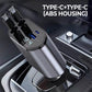4 in 1 Fast Charging & Retractable Car Charger