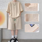 Men's Plus Size Short Sleeve T-Shirt & Shorts Tracksuit