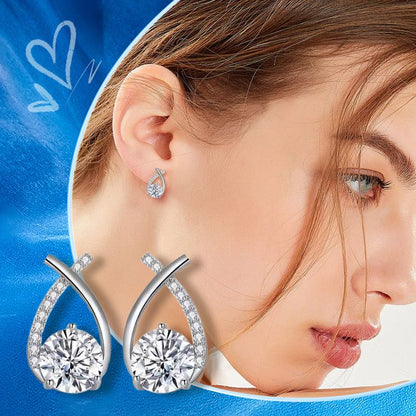Stylish S925 Silver Zircon One-week Earrings Set (6 Pairs) - Nice Gift