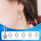 Stylish S925 Silver Zircon One-week Earrings Set (6 Pairs) - Nice Gift