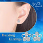 Stylish S925 Silver Zircon One-week Earrings Set (6 Pairs) - Nice Gift