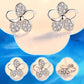Stylish S925 Silver Zircon One-week Earrings Set (6 Pairs) - Nice Gift