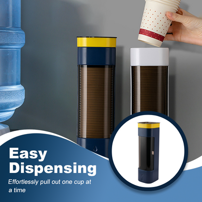 Wall-Mounted Disposable Cup Dispenser Holder