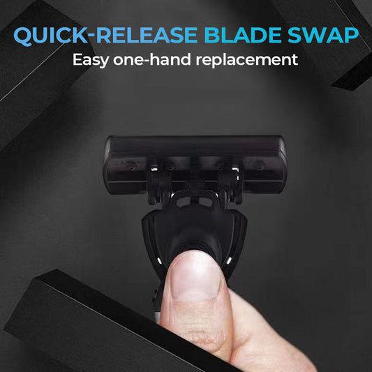 6-Blade Razor with Easy Snap-In Head