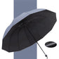 ☔12-Rib Large Foldable Windproof Umbrella