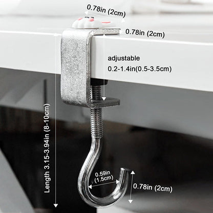 Removable No-Punch Hooks for Desktop