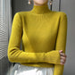 Half-High Knitted Sweater with Lining