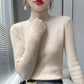Half-High Knitted Sweater with Lining