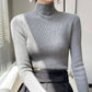 Half-High Knitted Sweater with Lining