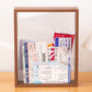 Wooden Ticket Shadow Box Home Decor